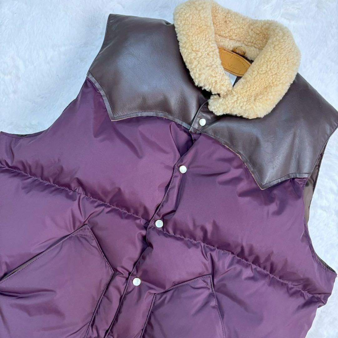 size40 ロッキーマウンテン CHRISTY VEST ダウンベスト 日本製