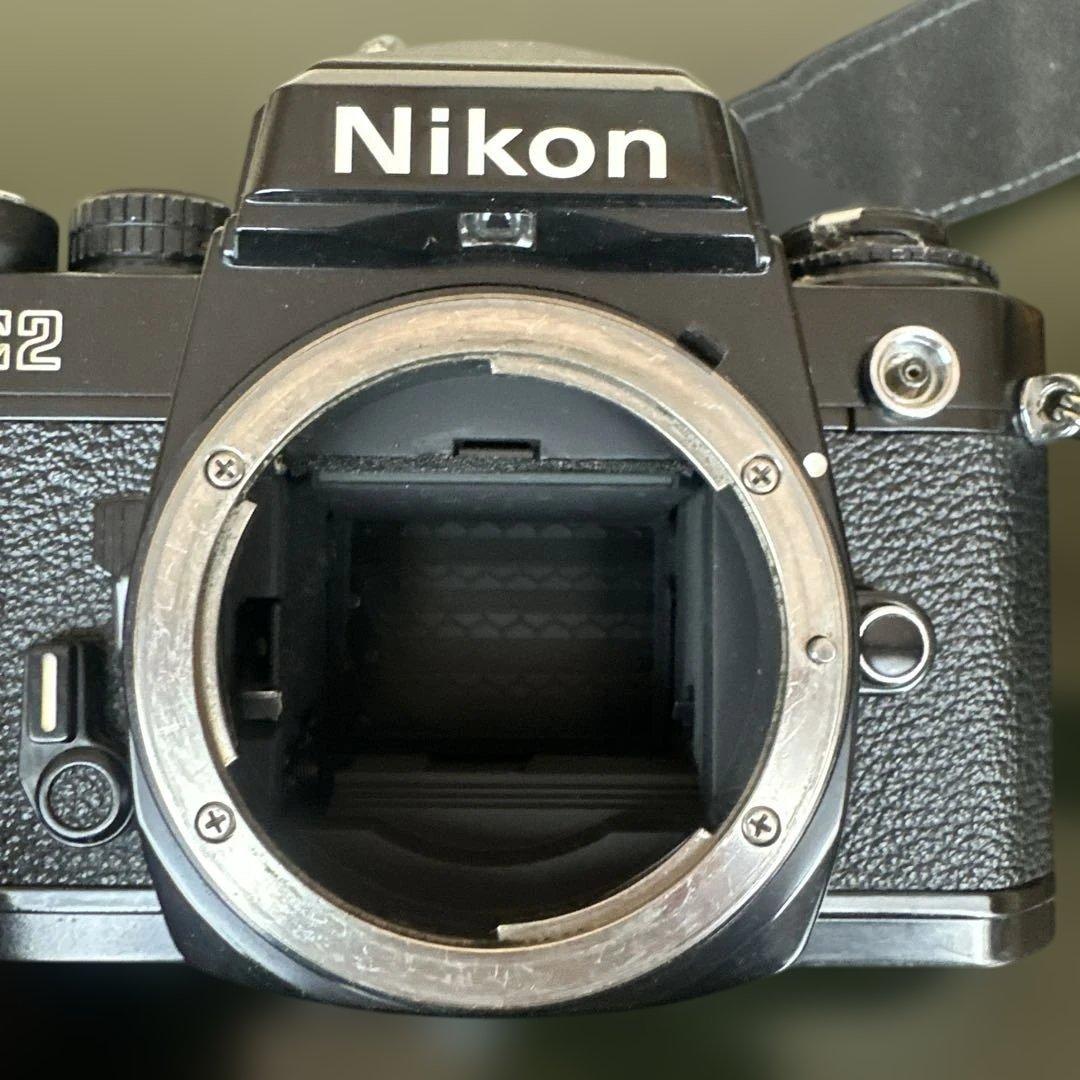 ジャンク　Nikon FE2 ブラック フィルム一眼レフカメラ