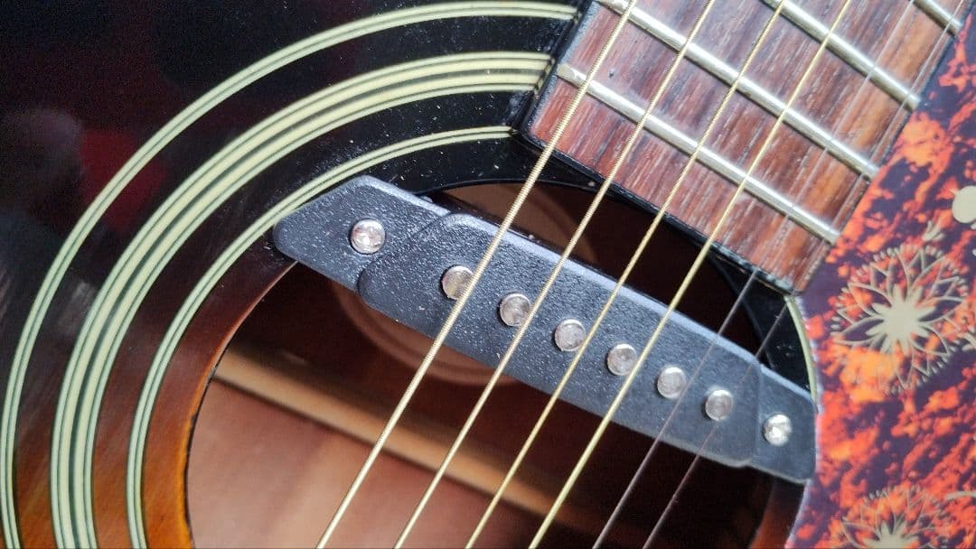 超美品 Epihone DR-100 VS Wピックアップ エレアコ