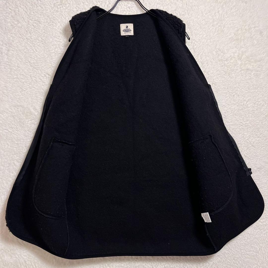 人気　定番　COLD BREAKER ボア　ロングジレ　ベスト　ブラック