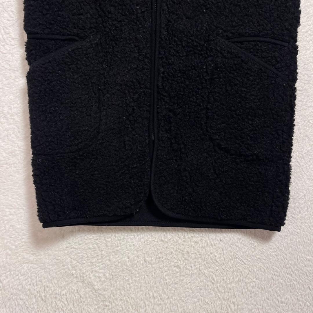 人気　定番　COLD BREAKER ボア　ロングジレ　ベスト　ブラック