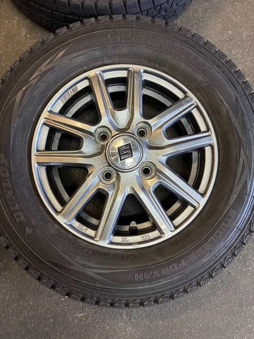 145/80R12LTスタッドレスセット❗️