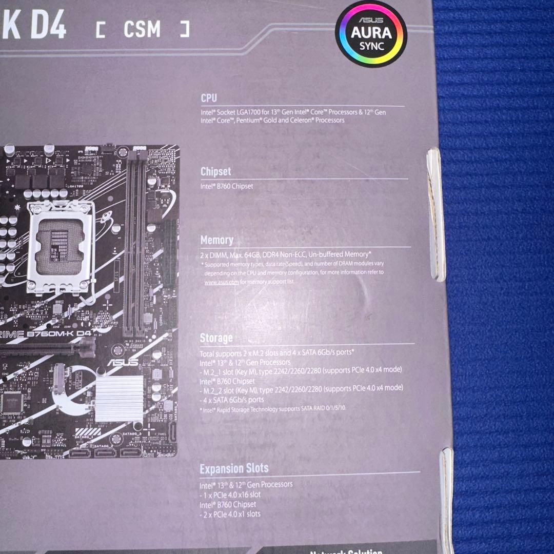 ASUS PRIME B760M-K D4 最終値下げ