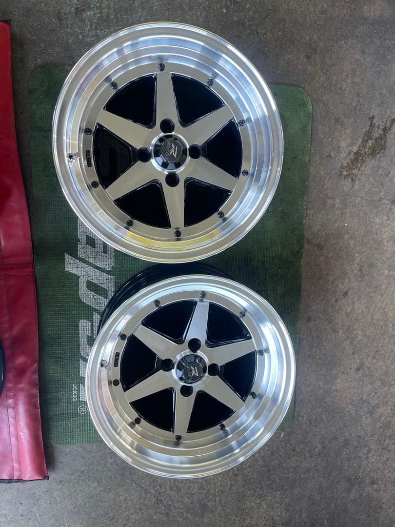 ロンシャン風 旧車 街道レーサー 暴走族 走り屋 15×8J+20/PCD100