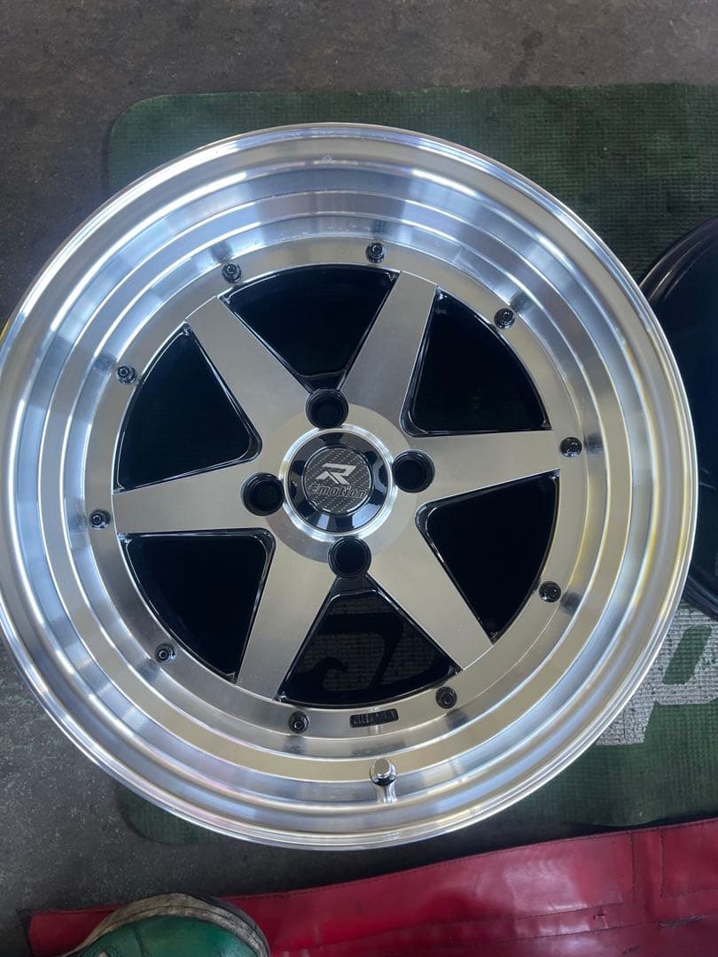 ロンシャン風 旧車 街道レーサー 暴走族 走り屋 15×8J+20/PCD100