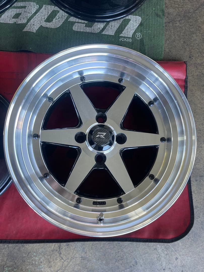 ロンシャン風 旧車 街道レーサー 暴走族 走り屋 15×8J+20/PCD100