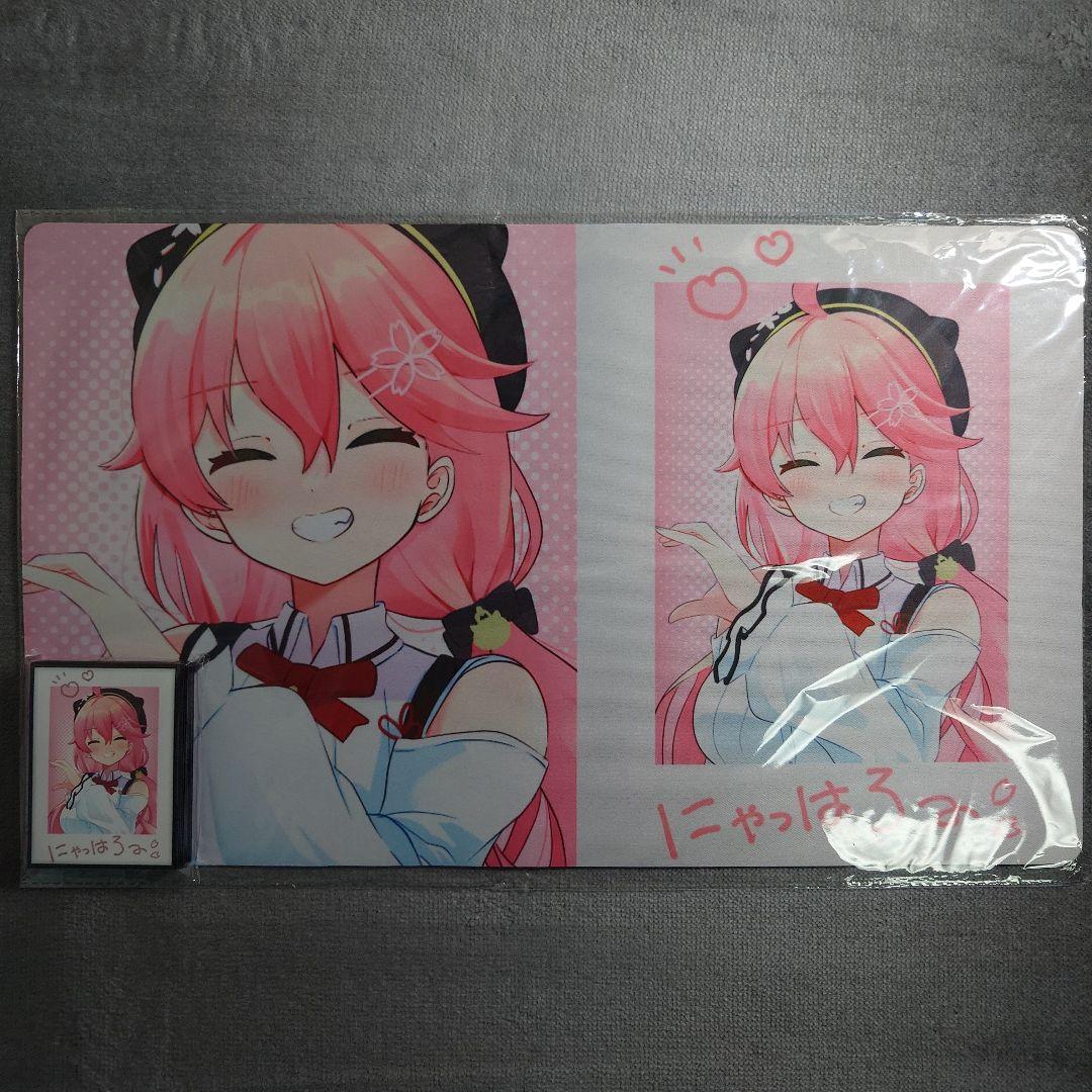 α1 ホロライブ にゃっはろ〜&チェキ さくらみこ スリーブ&プレイマット