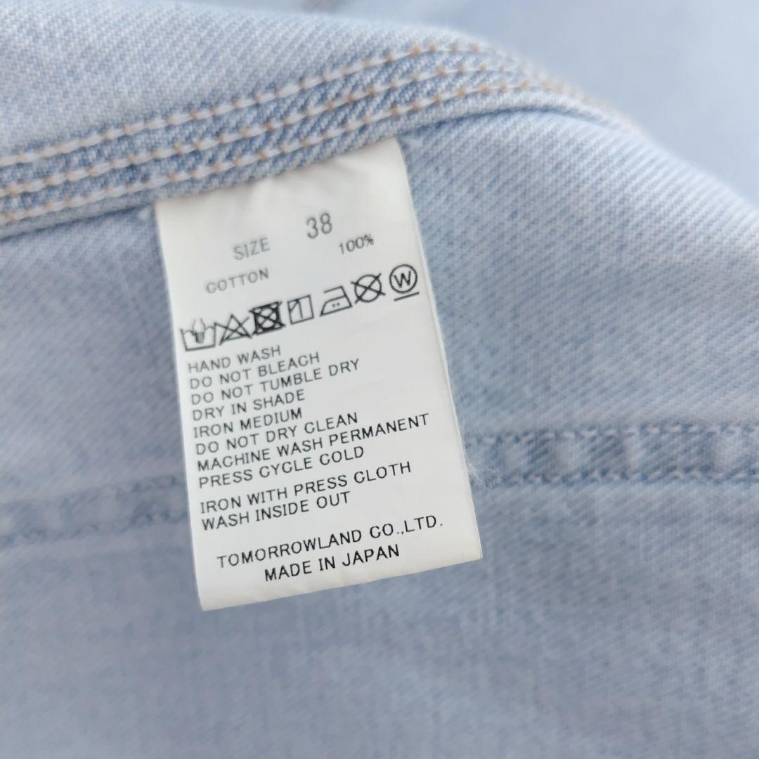 トゥモローランド マカフィー コットンデニムワークジャケット オーバーサイズ38