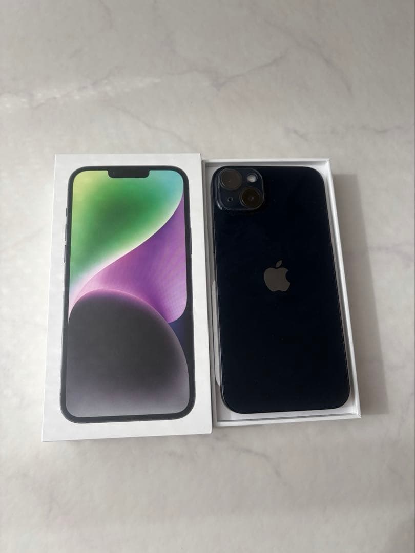 Apple iPhone 14Plus 256GBブラック　本体 ケース付き