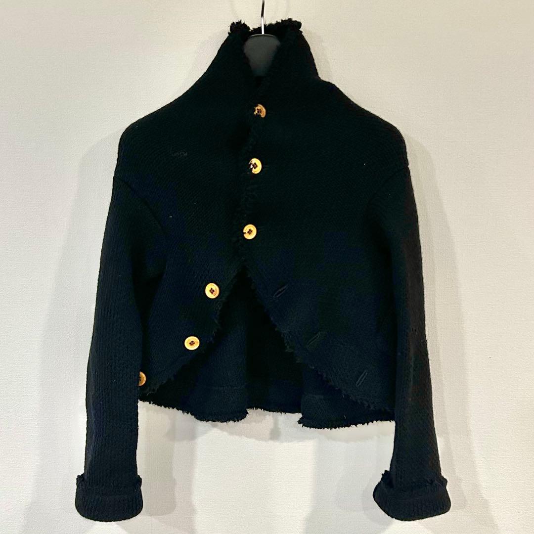 あ*様 コムデギャルソン 変形ニットジャケット AD2002 M アーカイブ