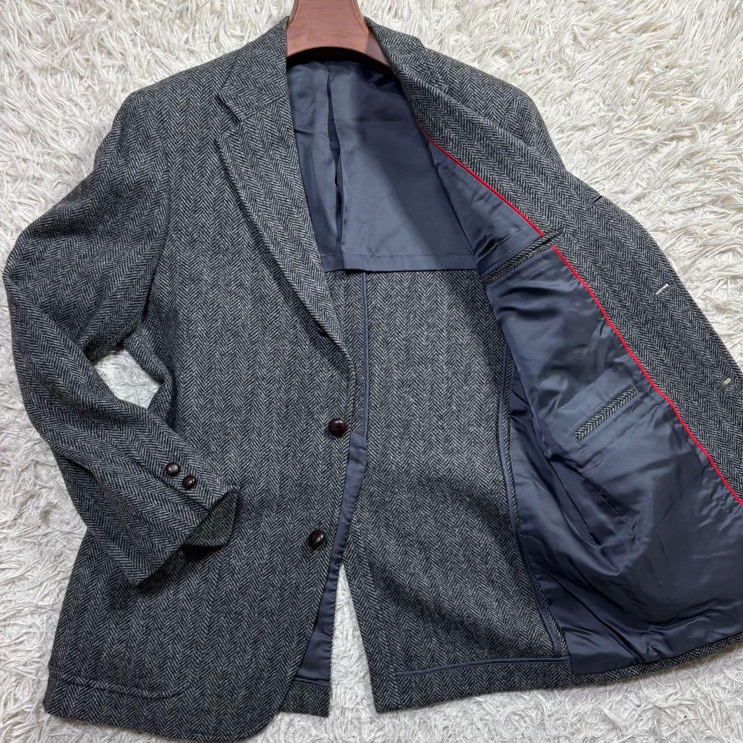 akitac様J.PRESS テーラードジャケット　ヘリンボーン　クルミ　L