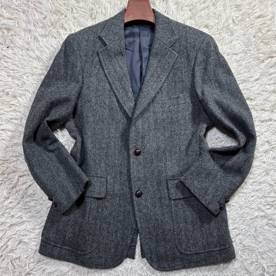 akitac様J.PRESS テーラードジャケット　ヘリンボーン　クルミ　L