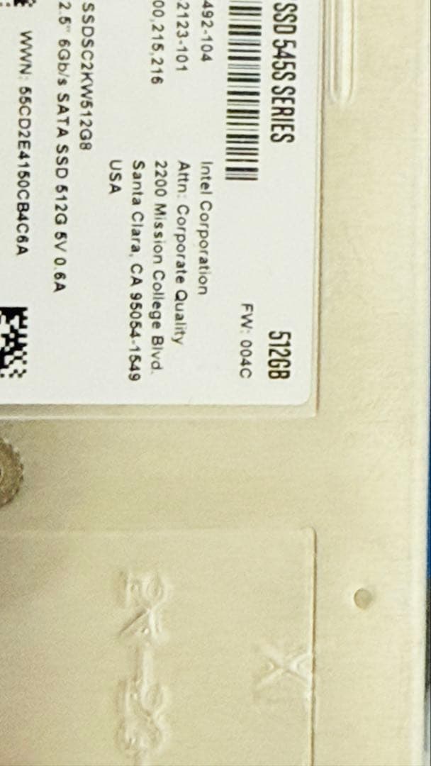 値下げ不可　WD BLUE 512GB SATA SSD　(動作未確認)