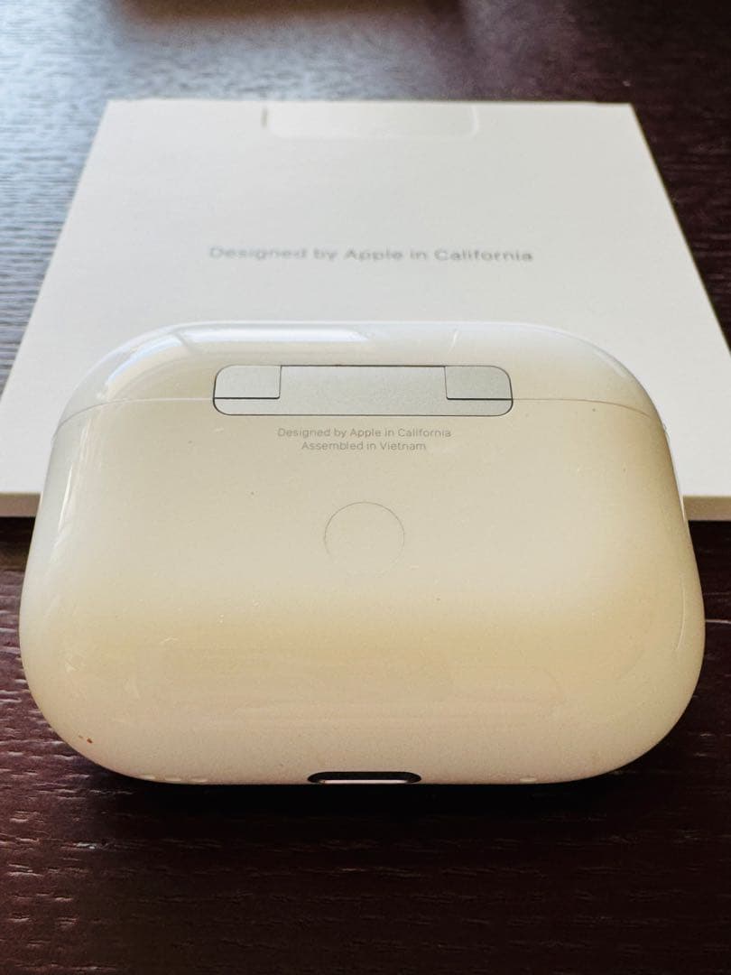 [美品]AirPods Pro 2 USB-C/箱付属品有/イヤーチップ新品交換