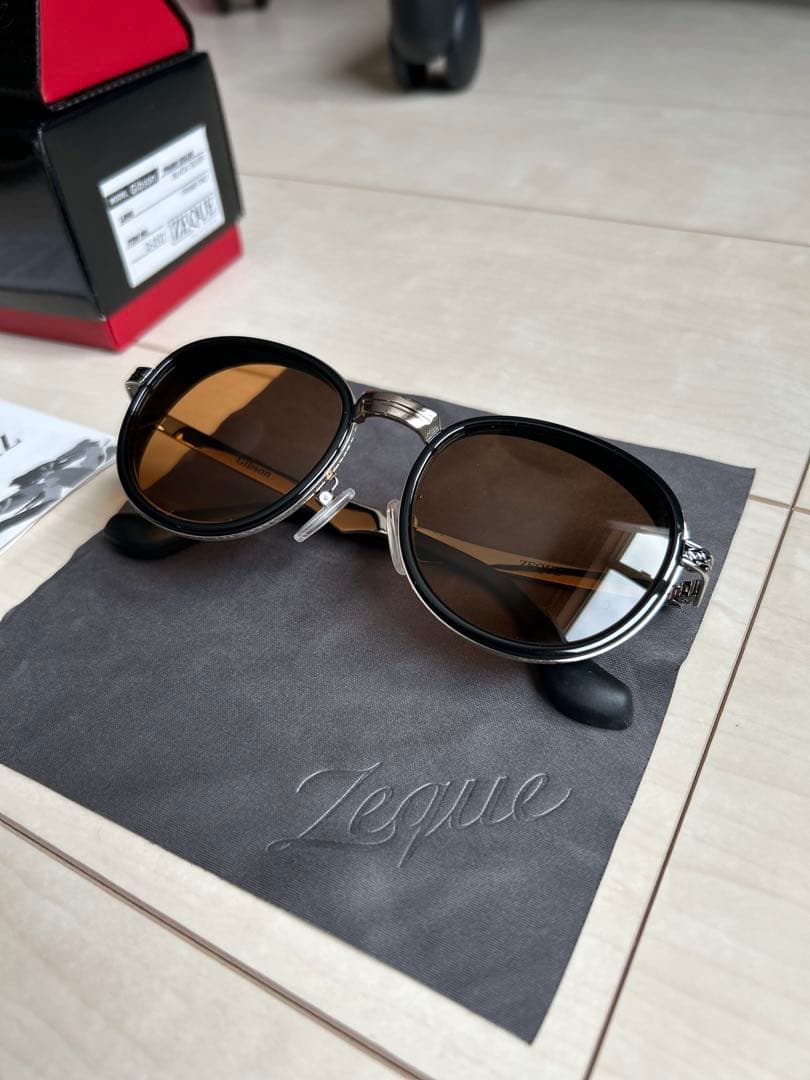 ZEQUE Gibson F-2122 タレックス偏光レンズ ラスターオレンジ