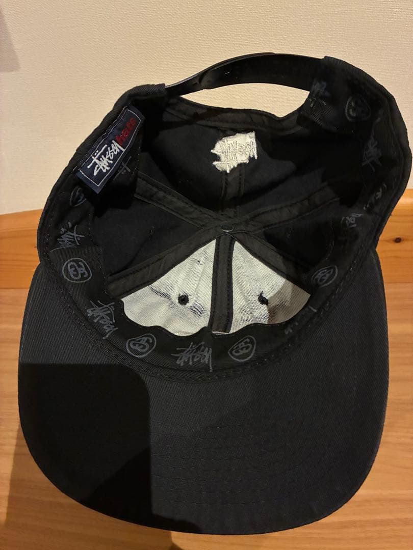 90s OLD STUSSY 紺タグ ロゴキャップ