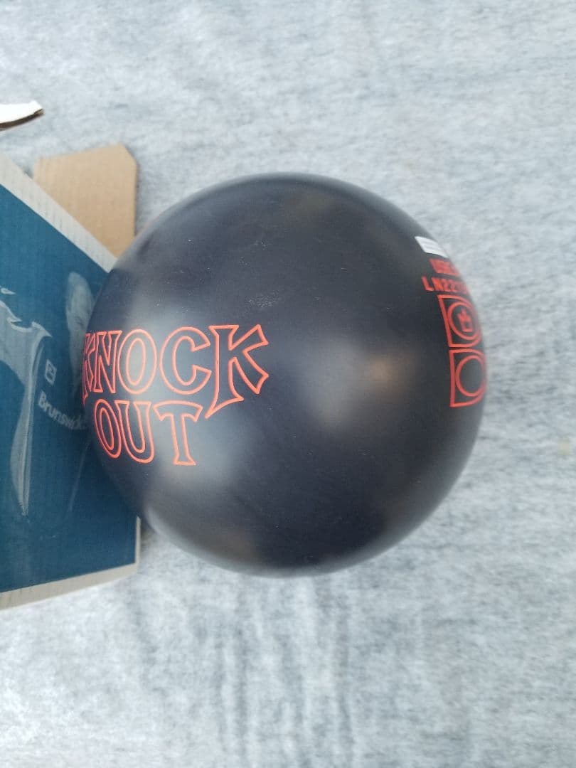 KNOCK OUT ボウリングボール 15-2 lb 黒 希少 新品未使用品