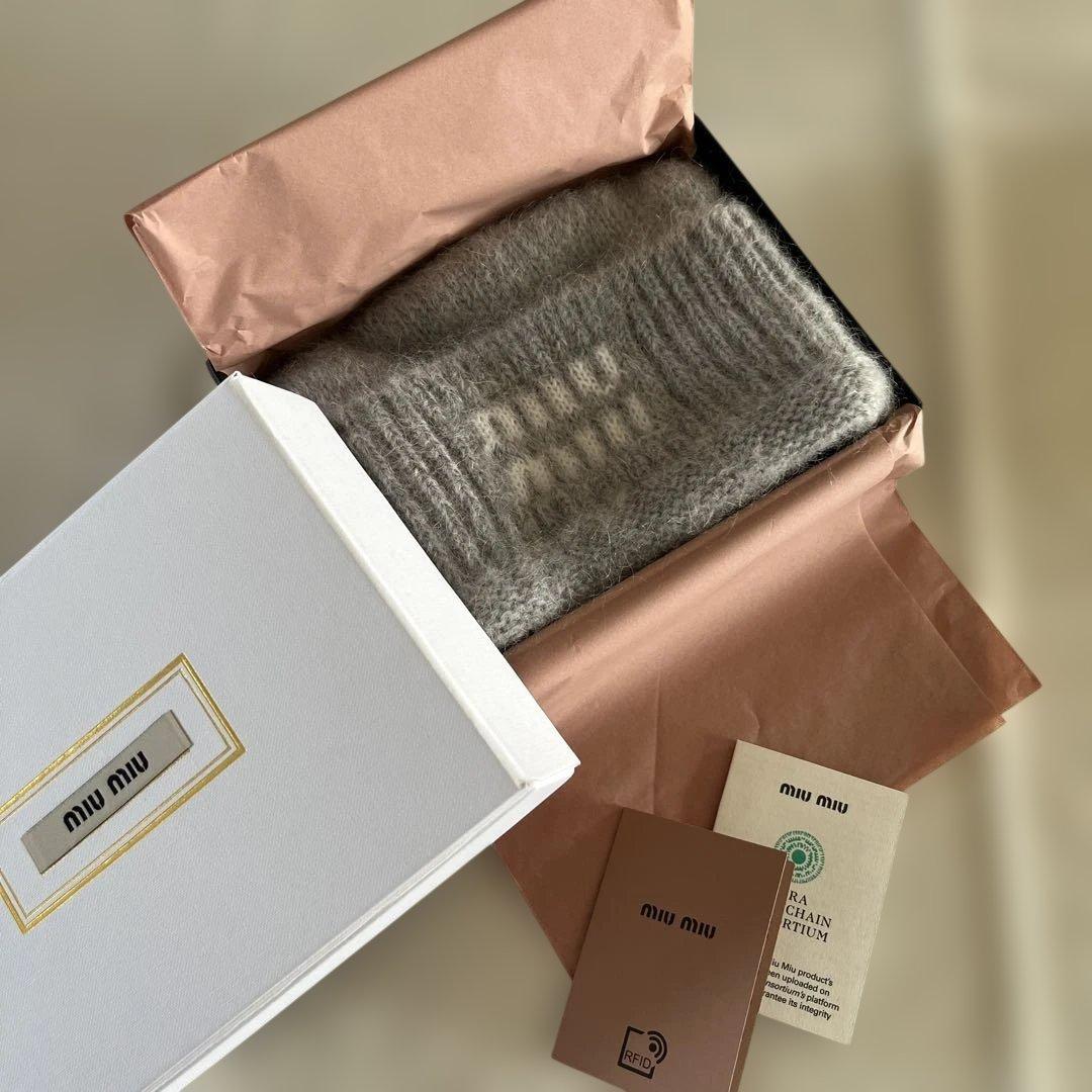 miu miu モヘア ビーニー M