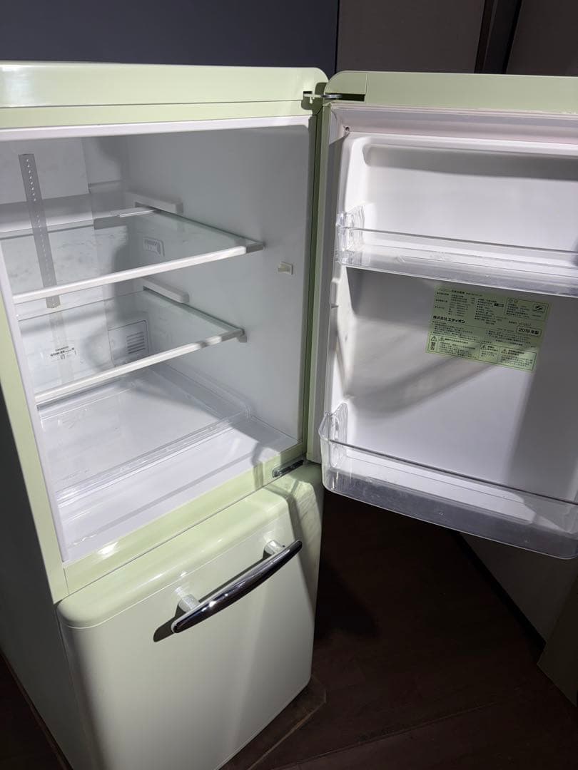 e angleレトロ調 冷蔵庫 ANG-RE151-A1 149L d5261