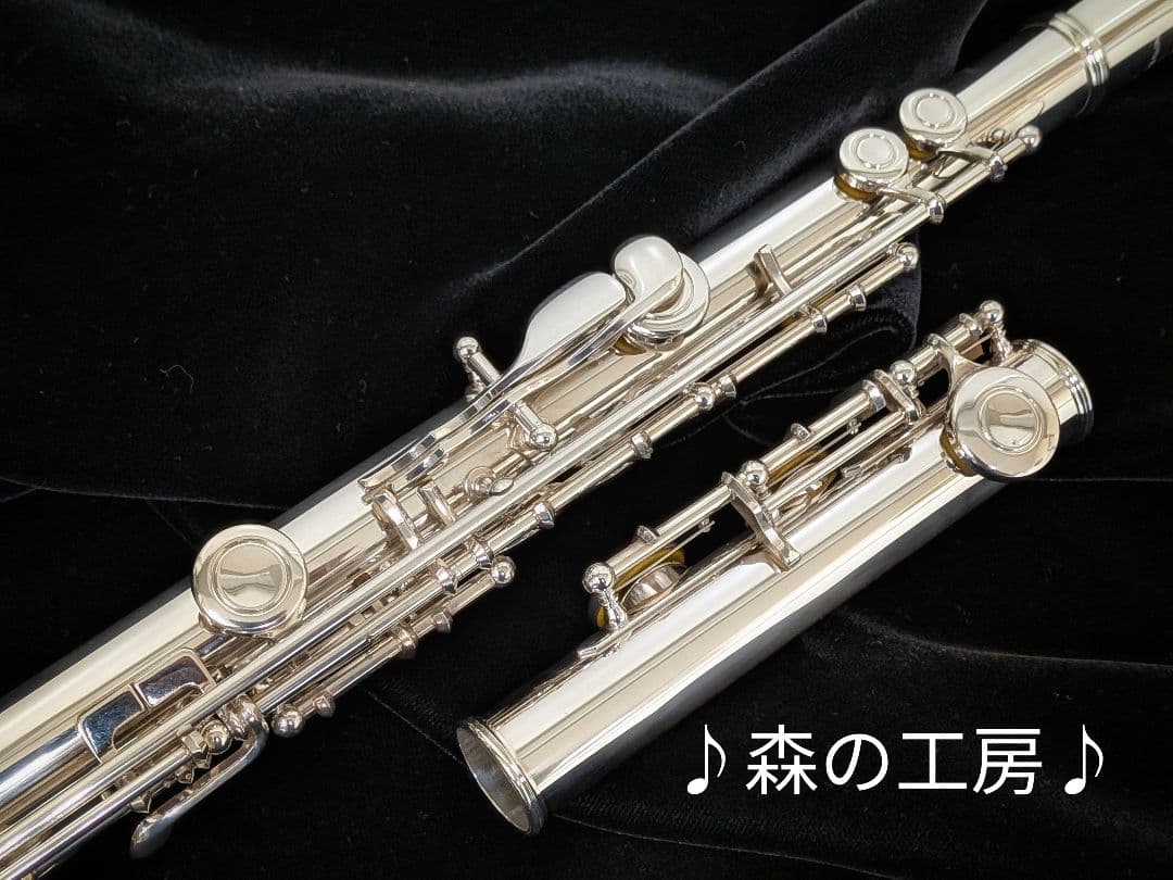 フルート専門店‼️部活応援‼️頭部管銀製　ヤマハフルート YFL311 Eメカ