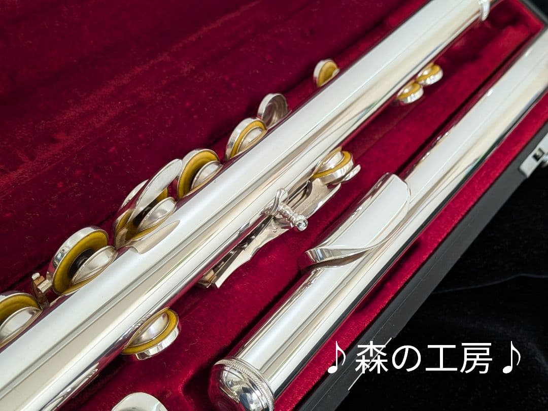 フルート専門店‼️部活応援‼️頭部管銀製　ヤマハフルート YFL311 Eメカ