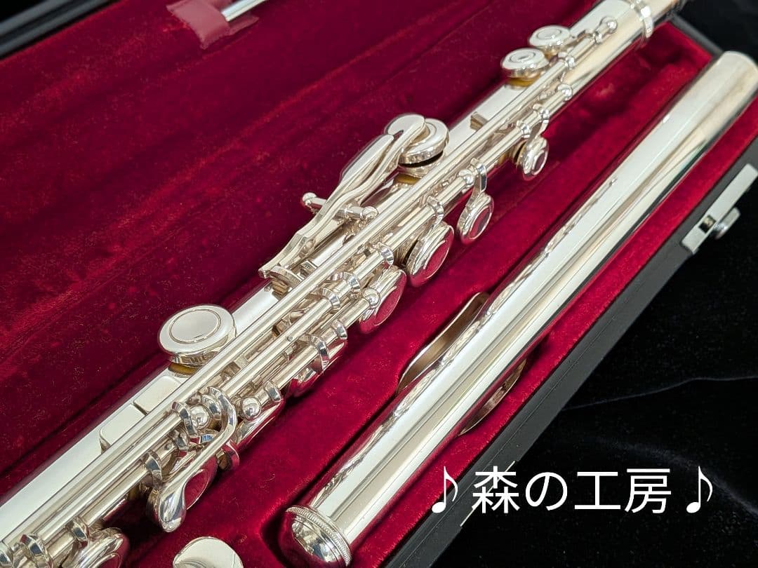 フルート専門店‼️部活応援‼️頭部管銀製　ヤマハフルート YFL311 Eメカ