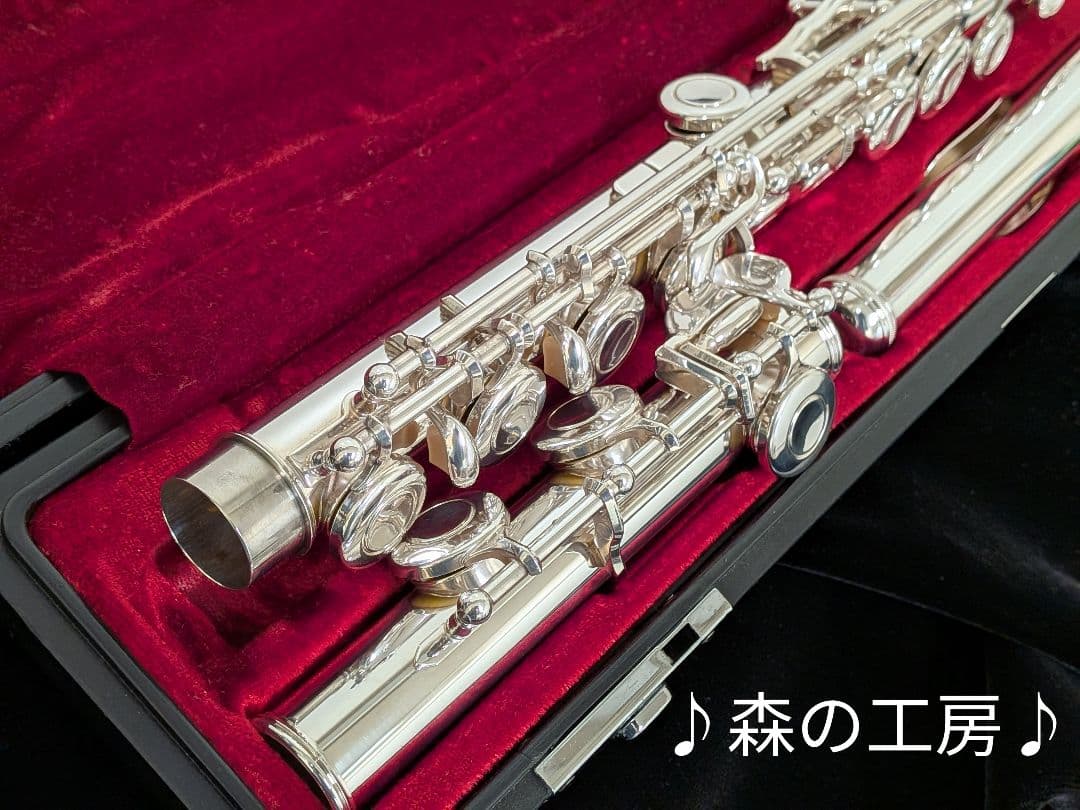 フルート専門店‼️部活応援‼️頭部管銀製　ヤマハフルート YFL311 Eメカ
