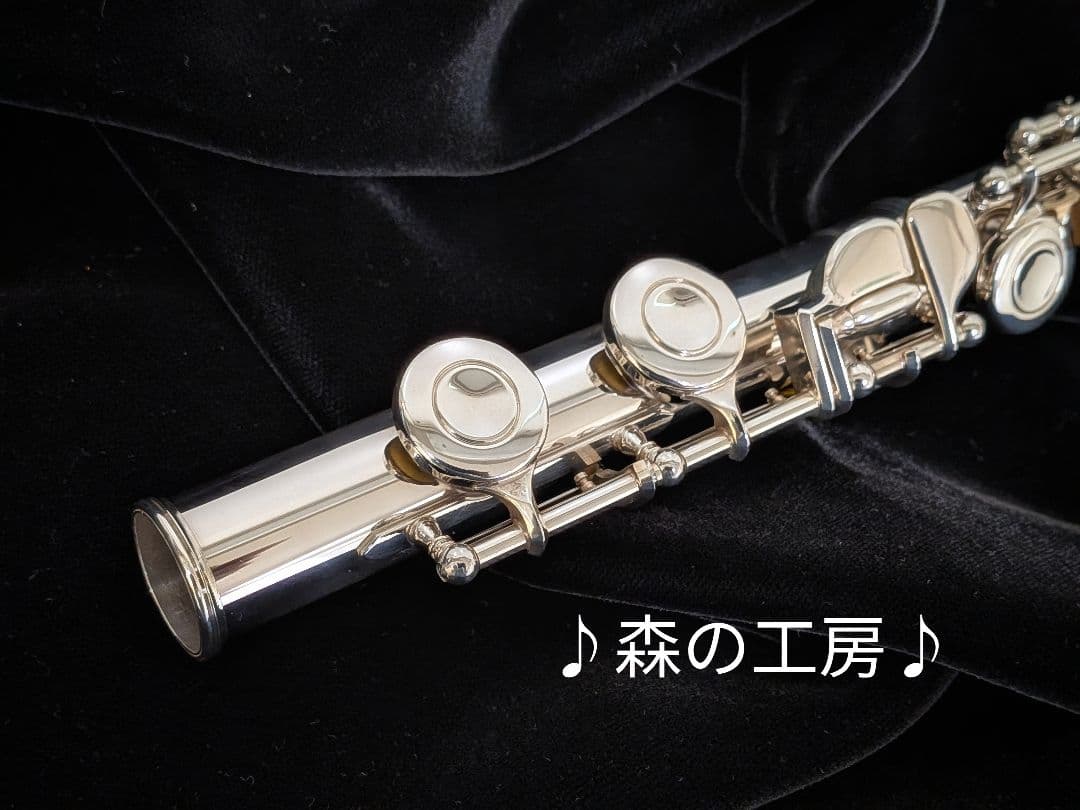 フルート専門店‼️部活応援‼️頭部管銀製　ヤマハフルート YFL311 Eメカ