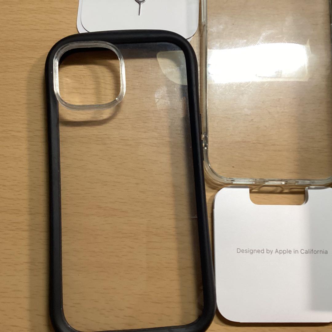 iPhone 15 256GBブラック ケース付き