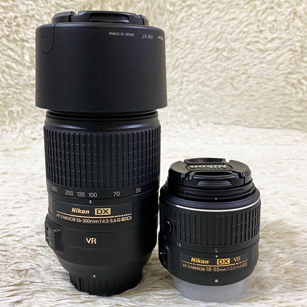 【未使用級】ニコン D5300 高性能デジタル一眼レフ ダブルズームキット