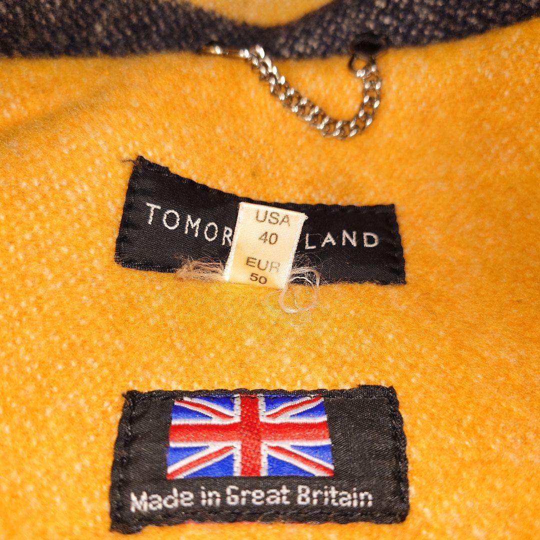 希少✨トゥモローランド ウール混 ダッフルコート 水牛トグル 英国製 ネイビー