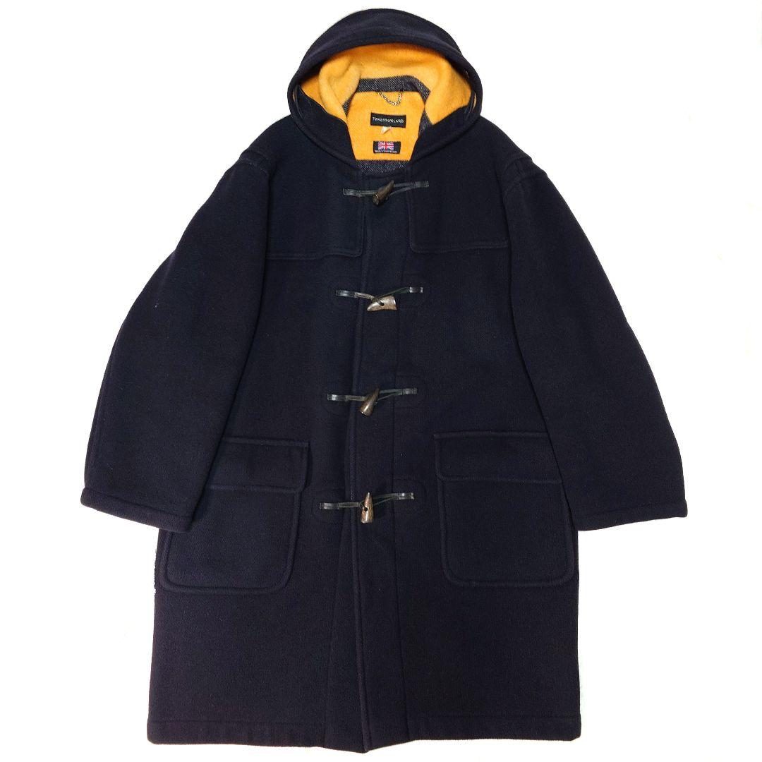 希少✨トゥモローランド ウール混 ダッフルコート 水牛トグル 英国製 ネイビー