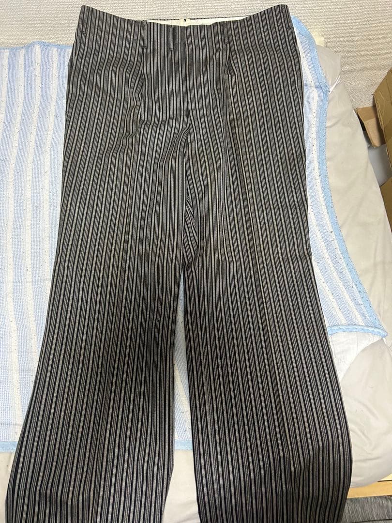 h*a様 50s 60s ヴィンテージ　スラックス　ストライプ　アルミタロンジッ