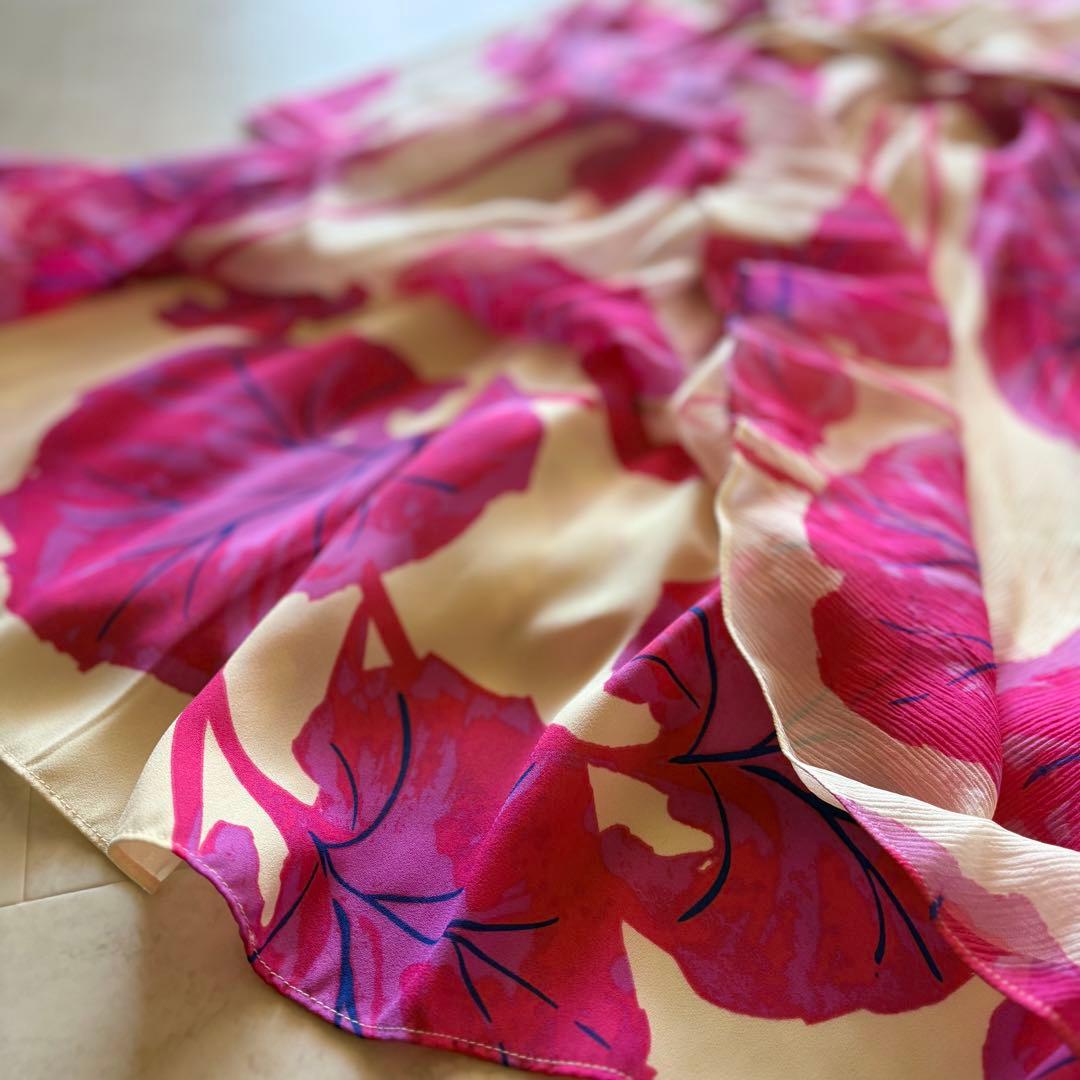 NO.3-166 DIANEvon FURSTENBERG花柄七分袖ワンピース4