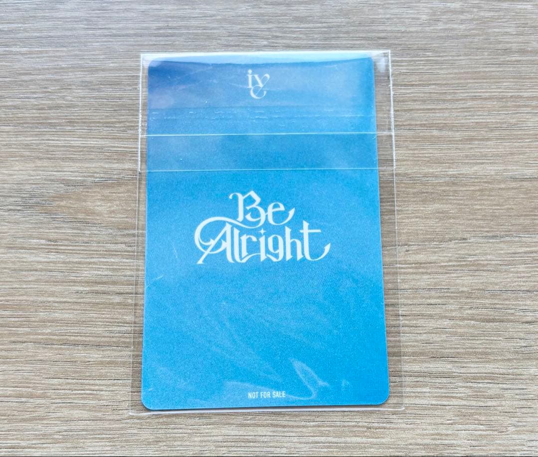 IVE アルバム Be Alright ソニミュ ラッキードロー トレカ リズ