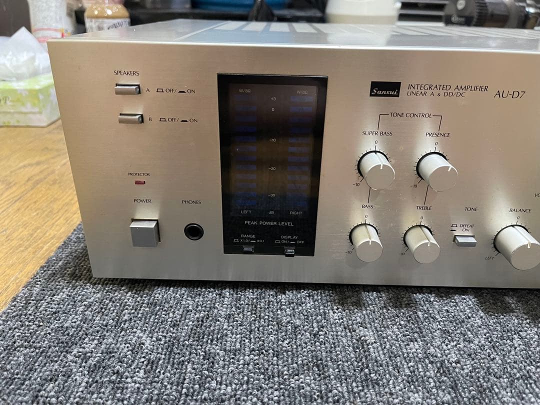 e*y様 動作品】 Sansui AU-D7 プリメインアンプ