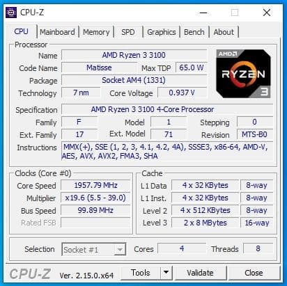 中古自作PC Ryzen3 3100 + GTX970グラフィックボード