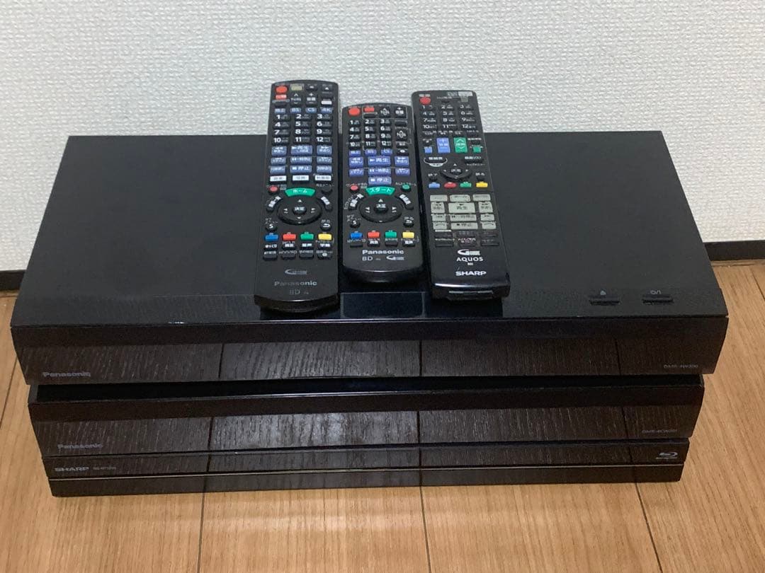 ブルーレイレコーダー品まとめ3台