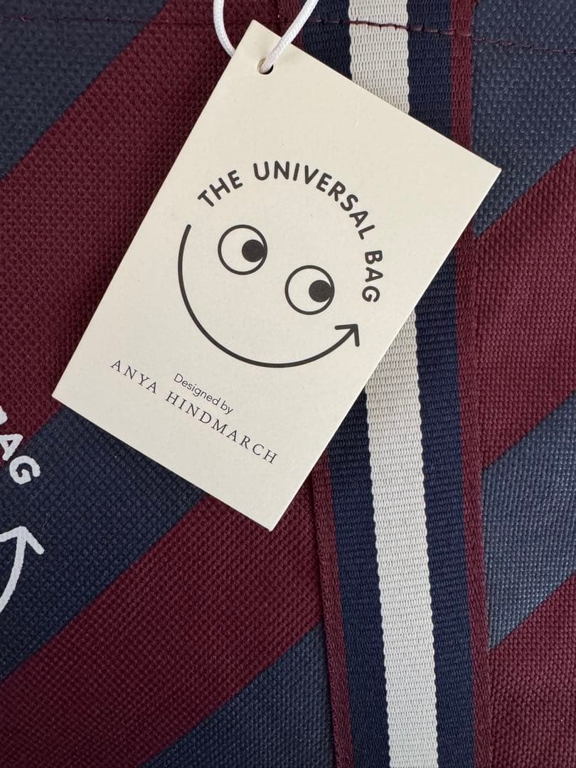 アニヤ・ハインドマーチのストライプ柄とALDIユニバーサルバッグ2点セット