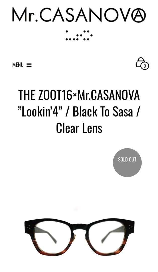 THE ZOOT16　Mr.CASANOVA　Lookin’4