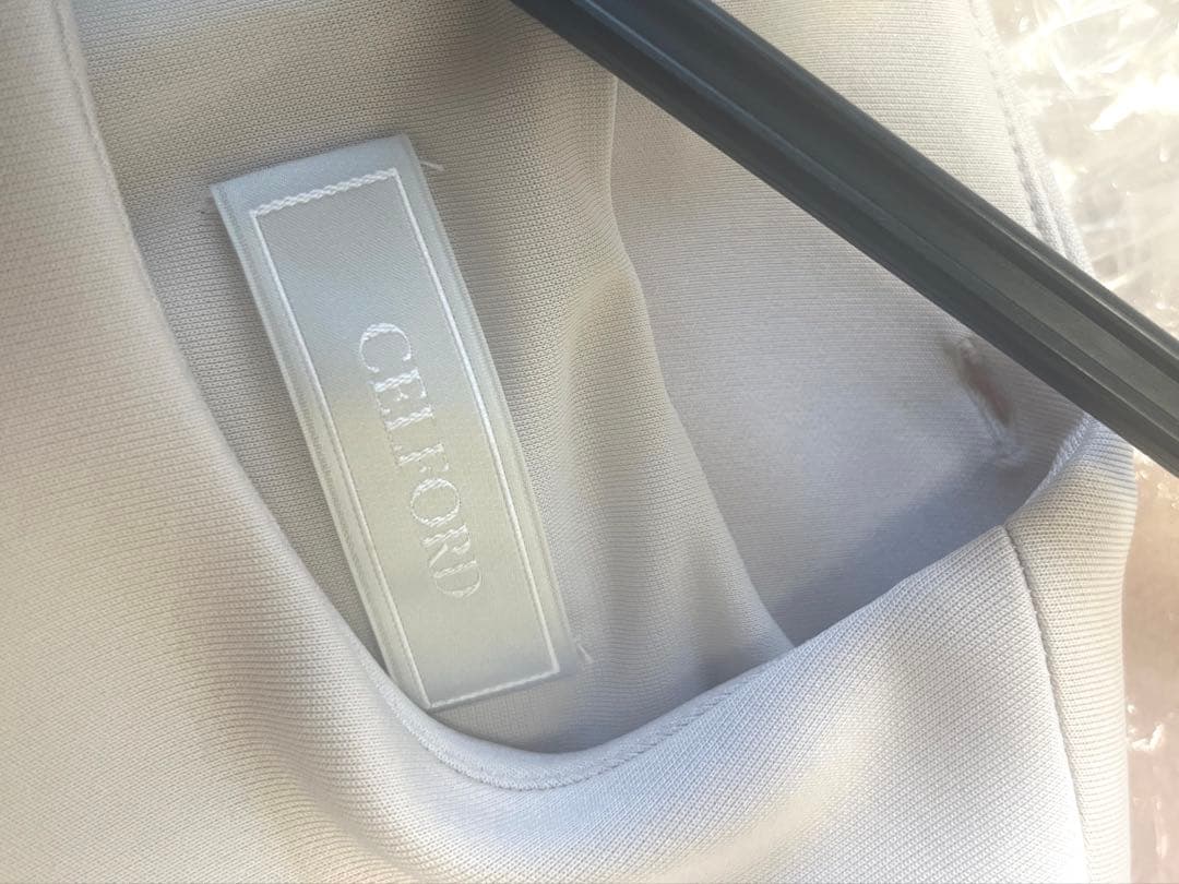 【美品】CELFORD 襟付きAラインワンピース