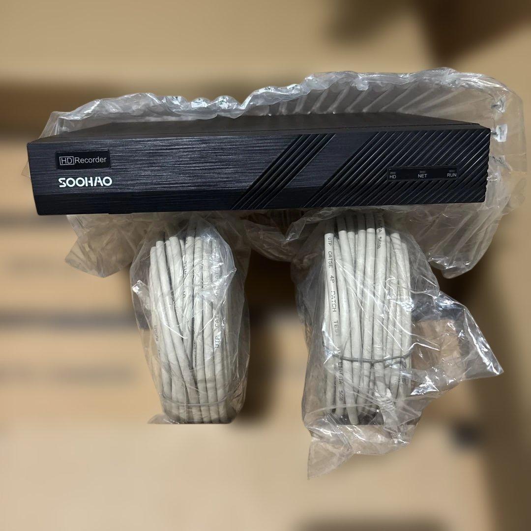 SOOHAO POE防犯カメラセット FS-P08N82JP 8MP