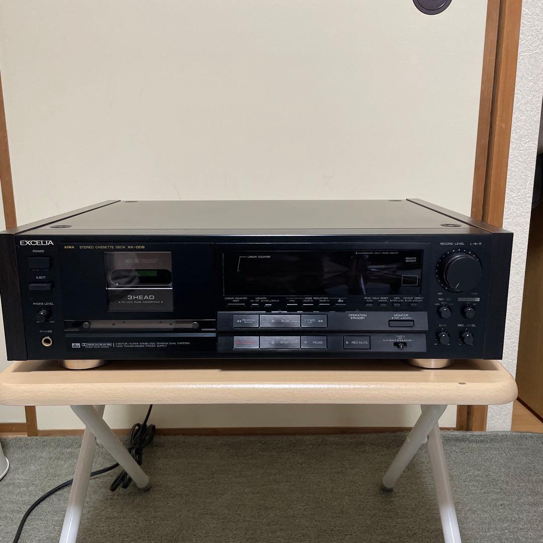 AIWA EXCELIA XK-009 ステレオカセットデッキ ジャンク品