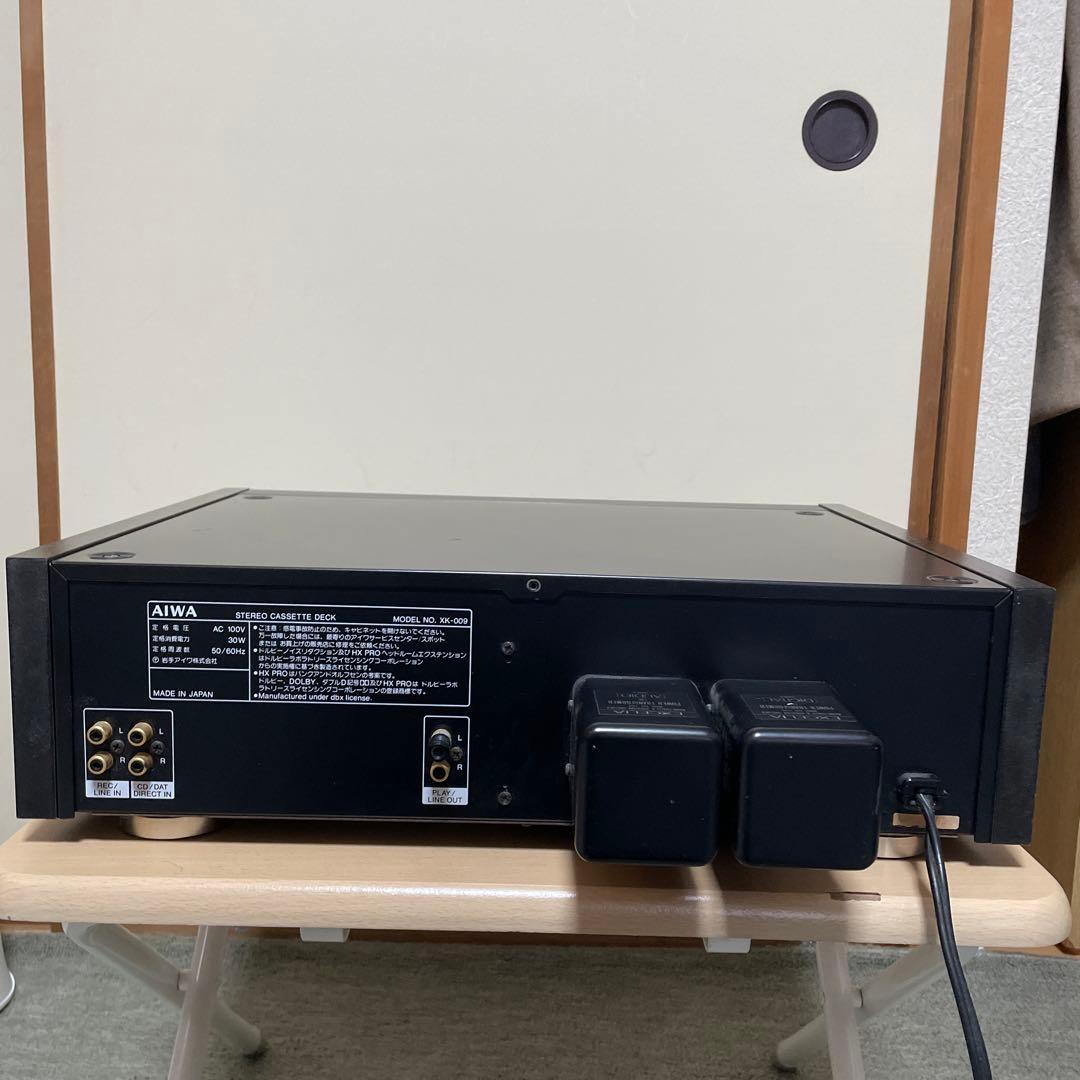 AIWA EXCELIA XK-009 ステレオカセットデッキ ジャンク品