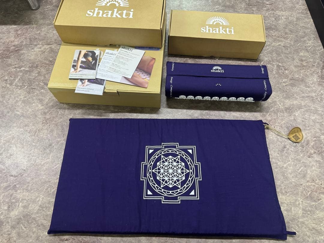 送料込【正規品】シャクティマットピローセット レベル3 アドバンス ネイビー 枕