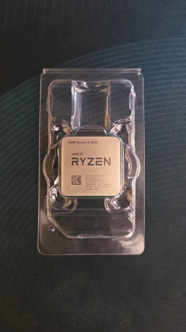AMD Ryzen 5 3500 中古品／自作PCで2〜3年使用／動作確認済み品