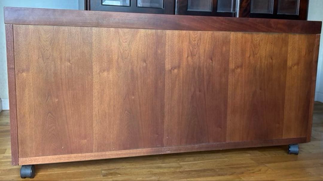 オープンキャビネット ダークブラウン　木製