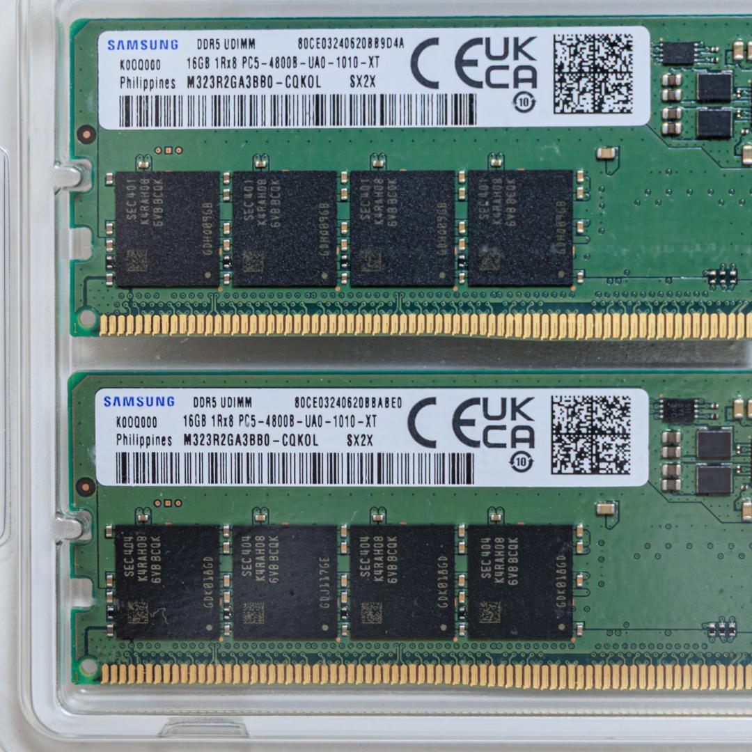 SAMSUNG DDR5-4800 32GB (16GBx2) メモリ