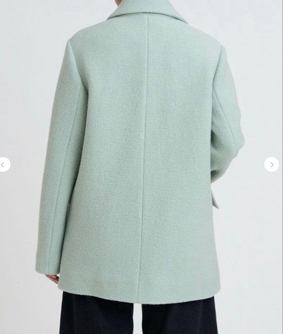 ヤヌーク　ミントグリーン テーラードジャケット