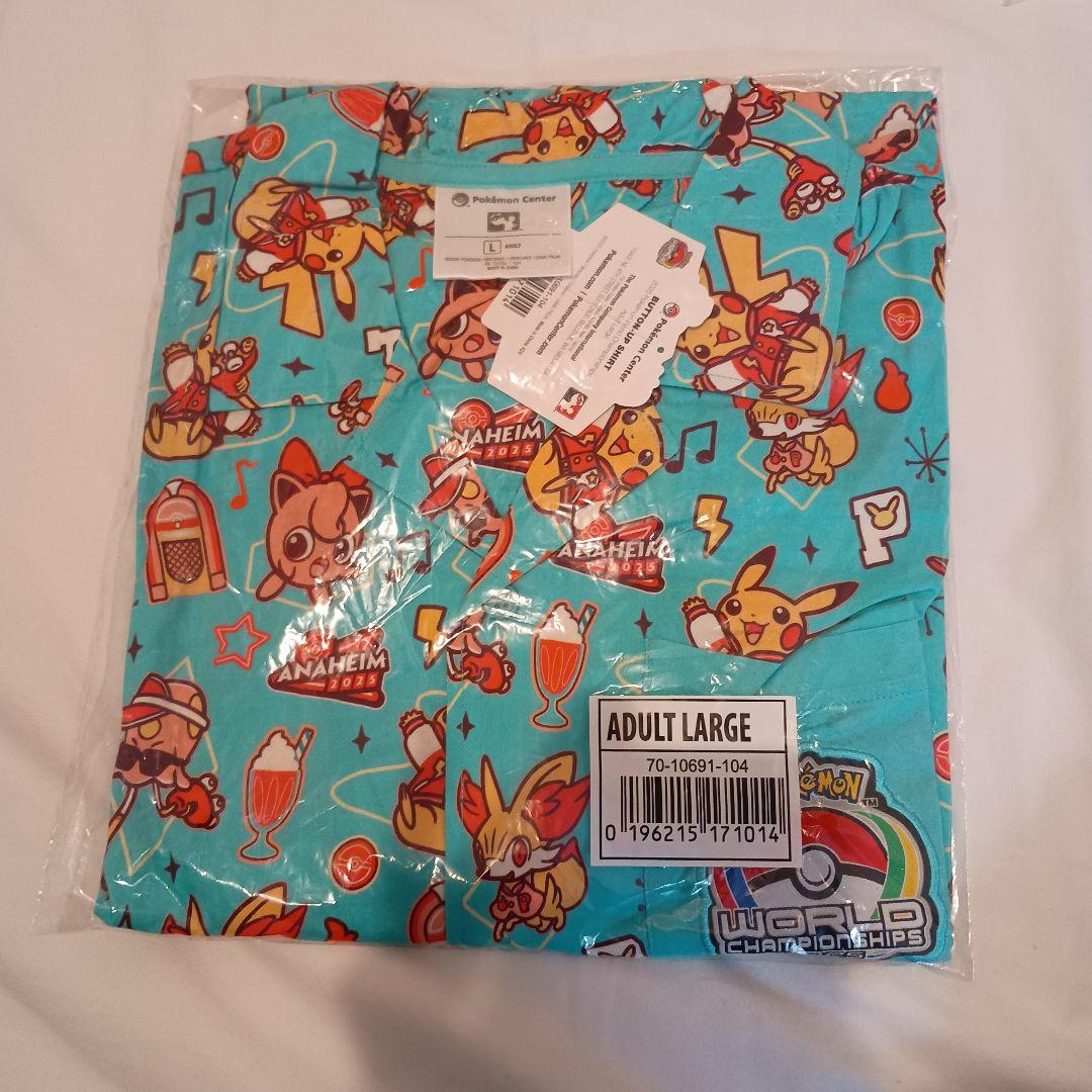WCS 2025 アロハシャツ アナハイム ポケモンセンター ポケセン 海外